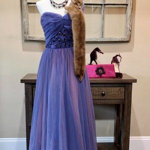 Vintage Hand made 1950s 50s prom, debutante ball Imperfections - Great deal